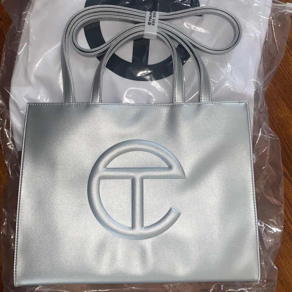Silver Medium Telfar